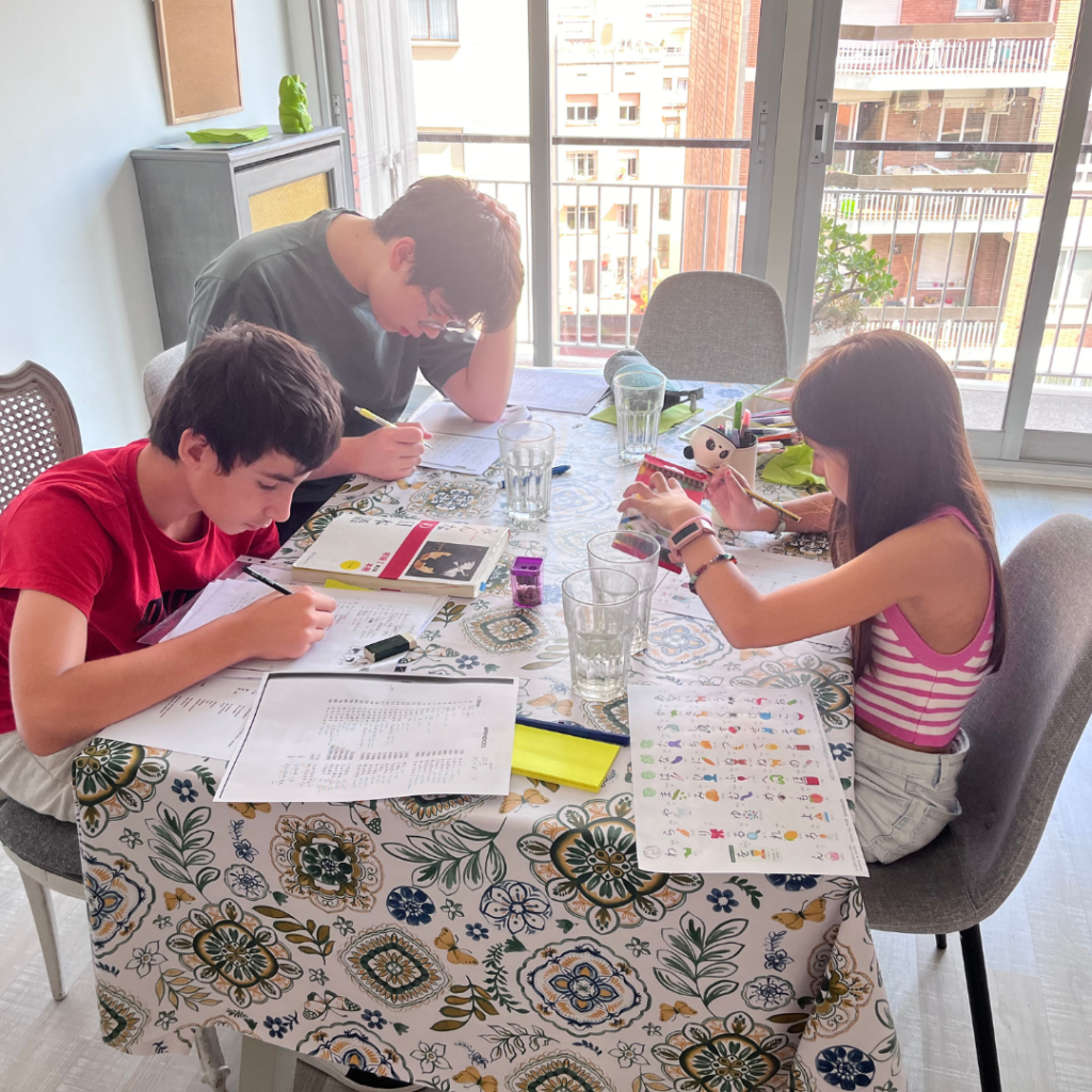 Casal de verano en Kamiya Juku para adolescentes de 11 a 15 años: 3 horas diarias de japonés y talleres de cocina japonesa durante 5 días, terminando con una comida en grupo.