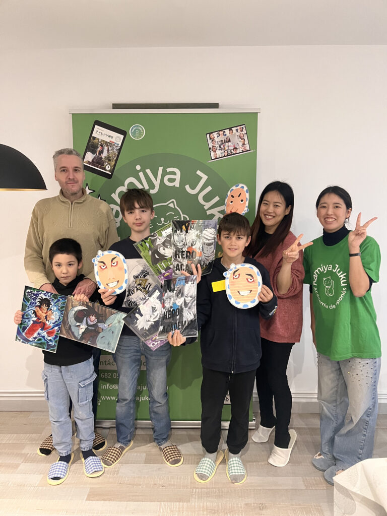 Haruna sensei y los alumnos